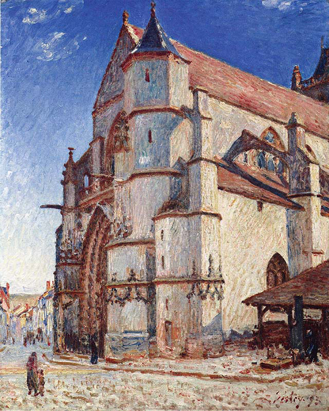 Church of Moret at Dawn